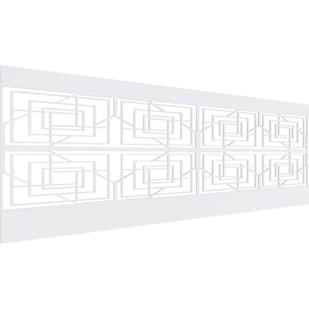 Ekena Millwork 32"H x 94 1/2"W Norwood PVC Wainscot Paneling Kit WPK32X94NWD